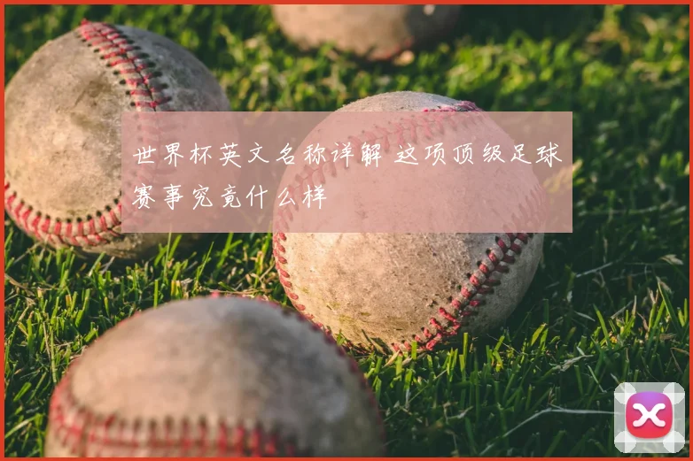 世界杯英文名称详解 这项顶级足球赛事究竟什么样